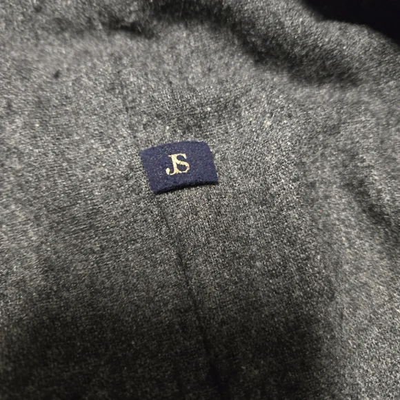 Mens Jacob Siegel  40R Loro Piana 100% Wool Black Coat - Picture 8 of 11